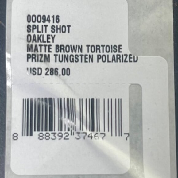 NEW OAKLEY PRIZM POLARIZED "SPLIT SHOT" SUNGLASSES - Picture 8 of 10